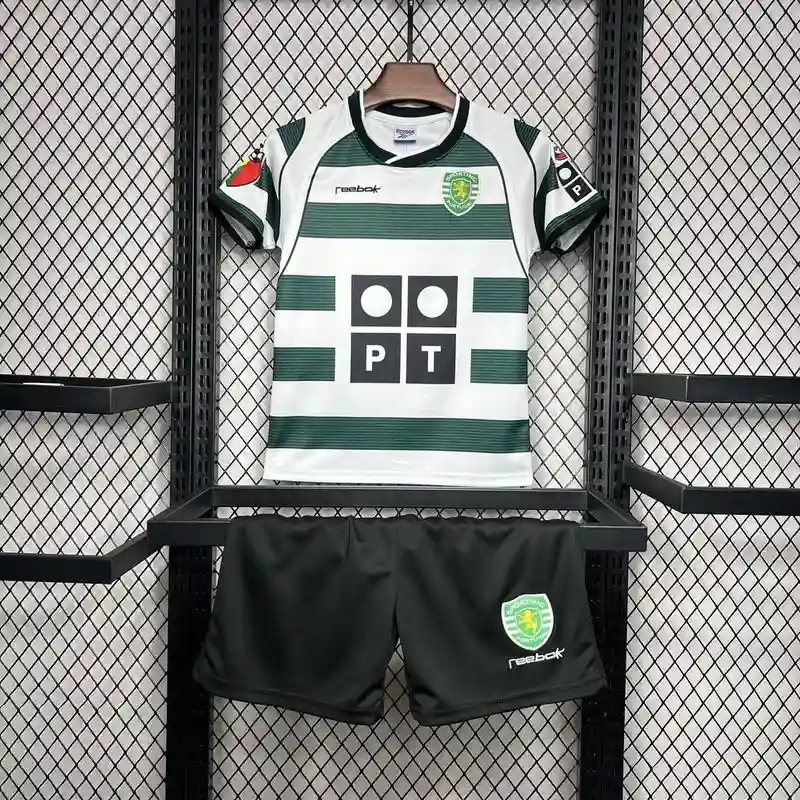 Kit Criança Sporting CP Retro - 01/02